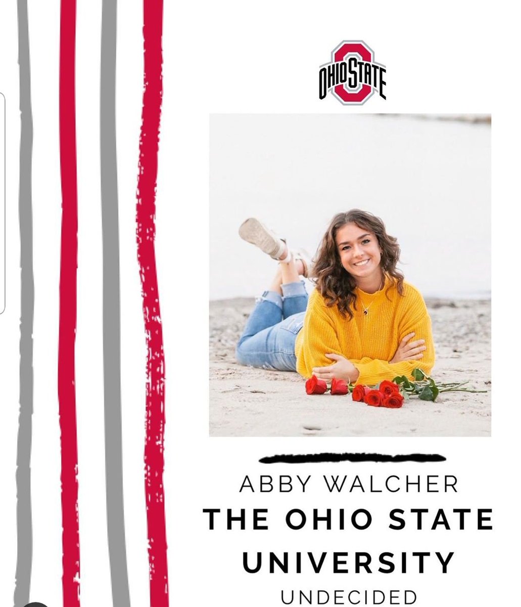HS_Strongsville's tweet photo. Senior Shout Out:  Abby Walcher who will be attending The Ohio State University https://t.co/eNZCtWQHCG