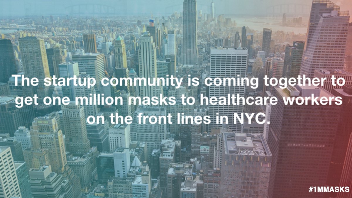 WelcomeSW's tweet photo. Excited to announce that @newscred NewsCred has raised $350K to support our 1M Masks initiative with the goal of getting one million masks to healthcare workers on the front lines in NYC + beyond: https://t.co/YgJapzgmtc https://t.co/EiEGJjoWuu