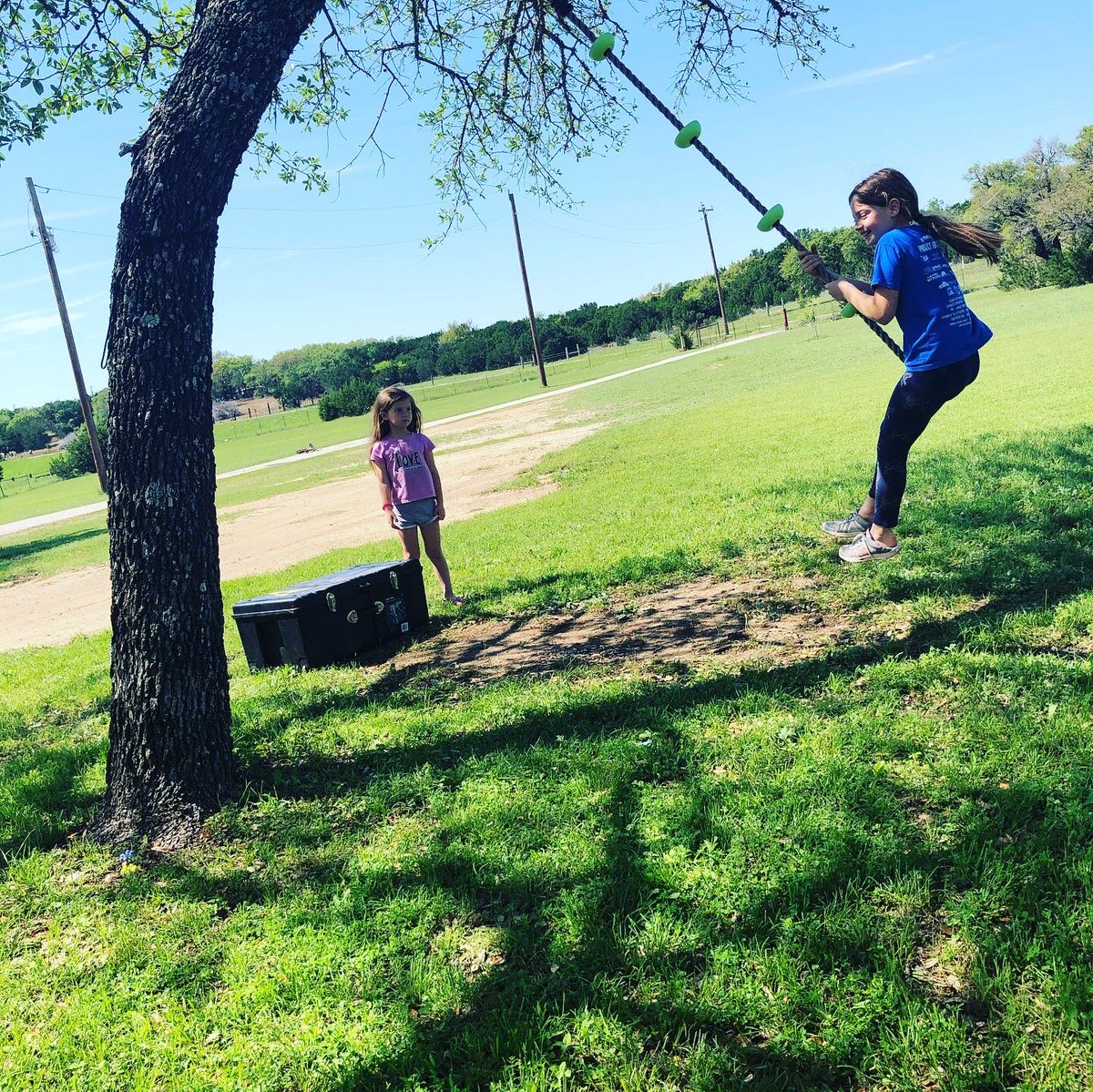 aithomas87's tweet photo. Did we get behind in school work this week?  Yes.  Should we go inside and work on it? Probably.  Are we going to? Nope.  #thomas6 #distancelearning #maybetomorrow https://t.co/8Mztu76Uyb