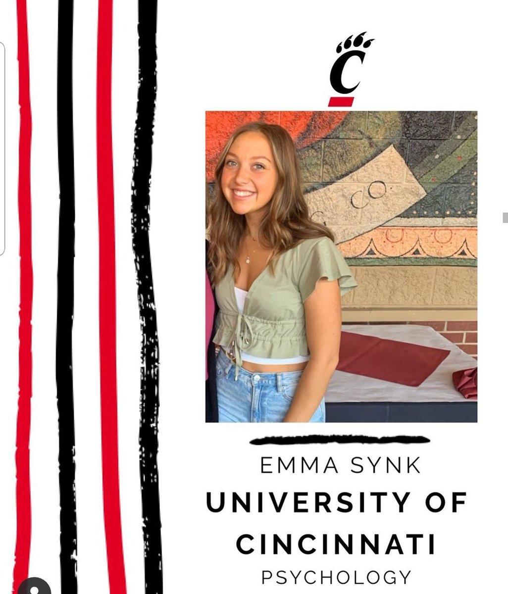 HS_Strongsville's tweet photo. Senior Shout Out:  Emma Synk who will be attending University of Cincinnati https://t.co/LnHklmfqzJ