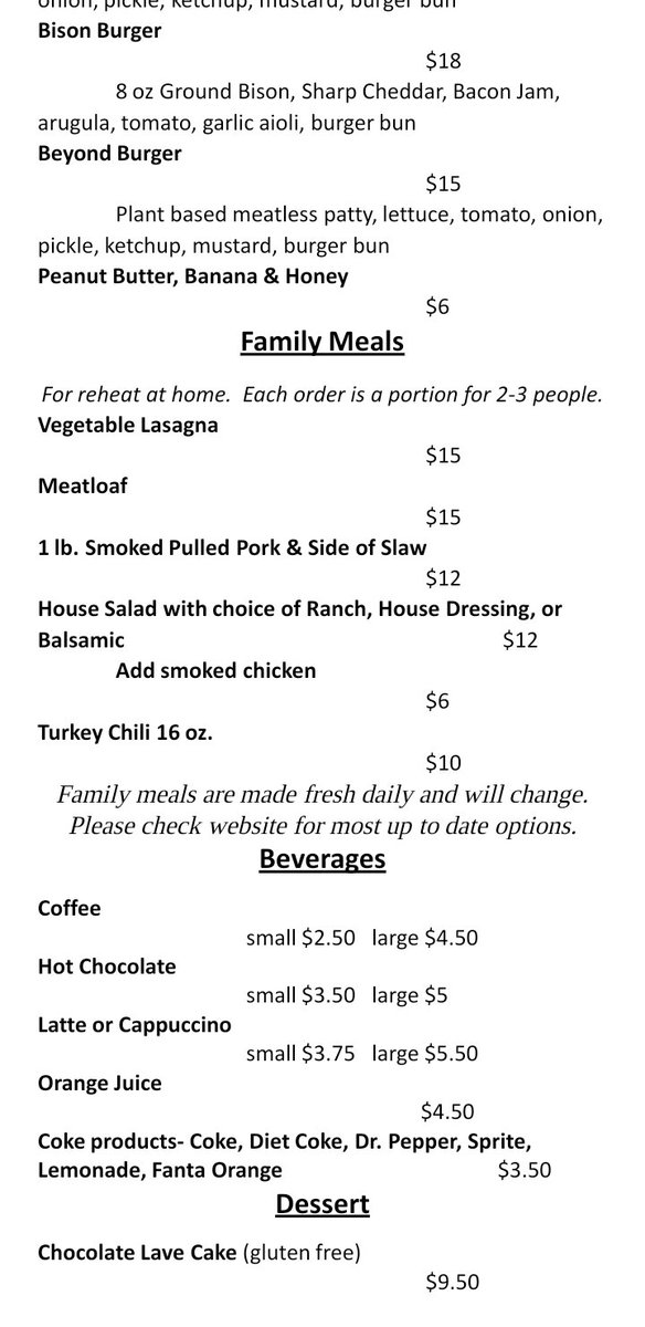 SilverForkLodge's tweet image. Call 801 533 9977 to place your order
Then make the beautiful drive to safely pick it up!
#silverforklodge #bigcottonwoodcanyon #curbsideutah #utah #brightonutah