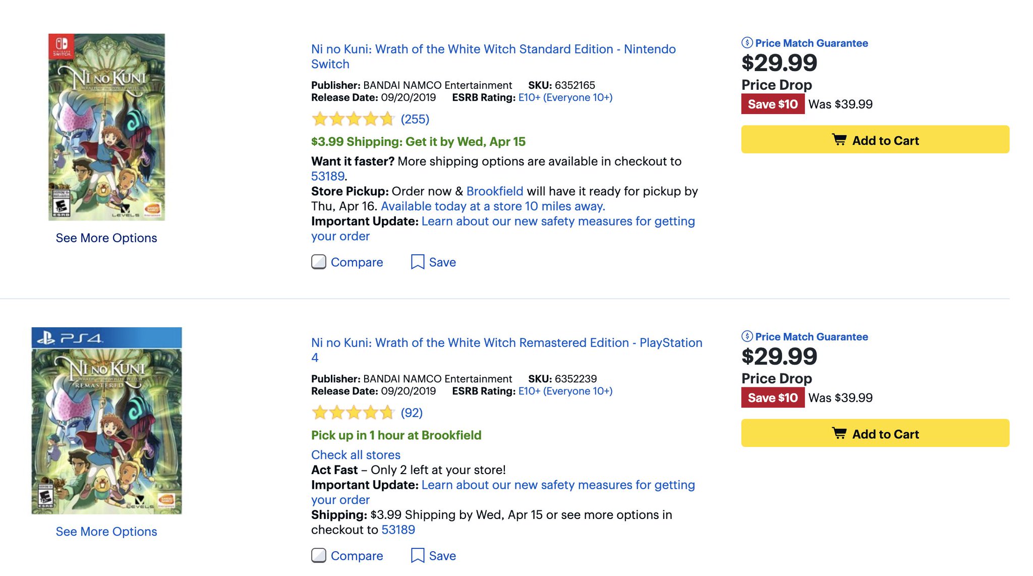 best buy ni no kuni switch