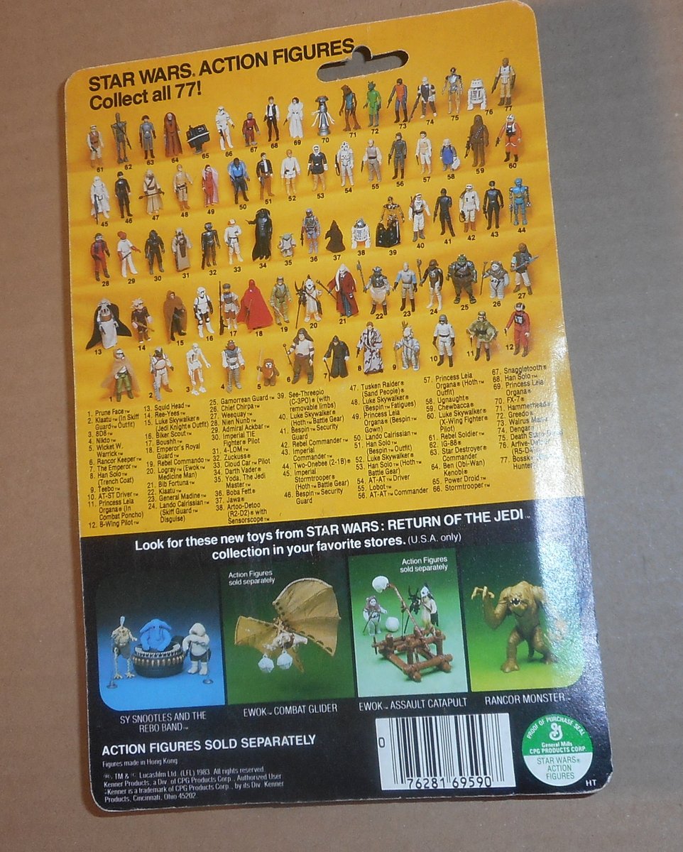 FloydAr40884928's tweet image. Just went down a dangerous &amp;amp; $$$ rabit-hole with my first vintage carded #StarWars purchase, #Teebo. Card's very nice, bubble's yellowed. Haven't held one of these since I got him the first time back in 84. Of course now I want more.
#Kenner #Ewok #ROTJ #vintage #carded #MOC