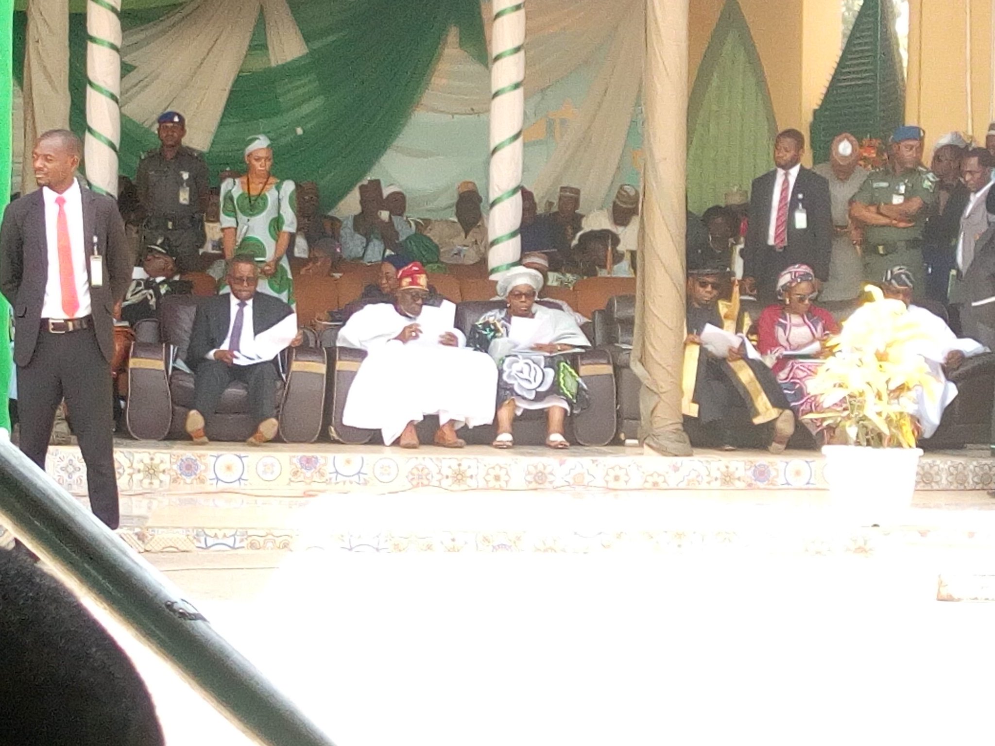 On my convocation day Zaria. Happy birthday sir Alhaji Aliko Dangote. 