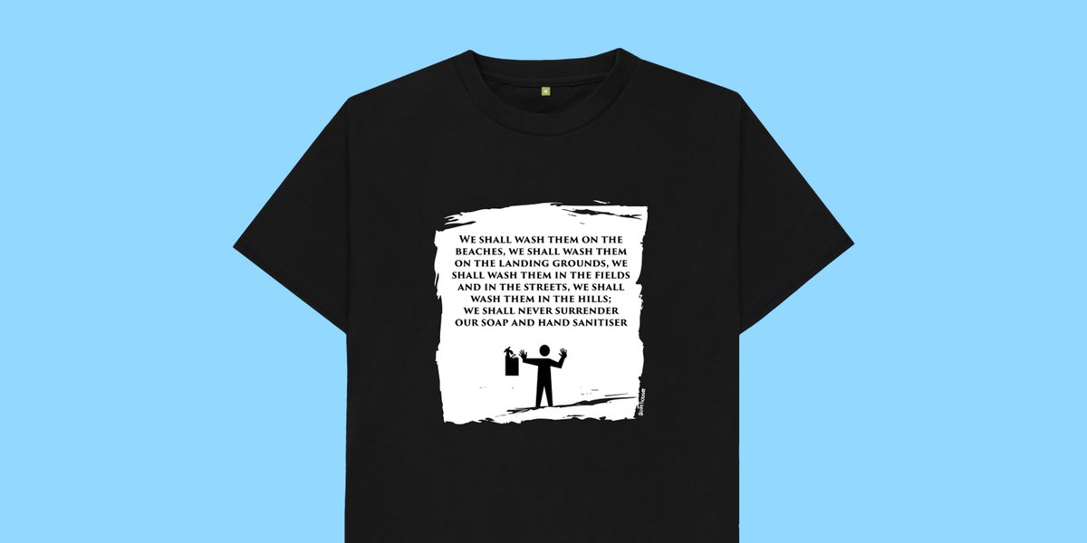 goathousetees's tweet photo. Good #CelebsForSmallBiz evening 😀. As we're all hand washing for Britain at the moment we have just designed a new t-shirt - it's in our shop now 👐
#ecofriendly #organiccottontshirts #ethical #washyourhands #nostockpiling #indie #uksmallbiz #quirky #firstTMaster #indiebiz https://t.co/sId7on1GSn
