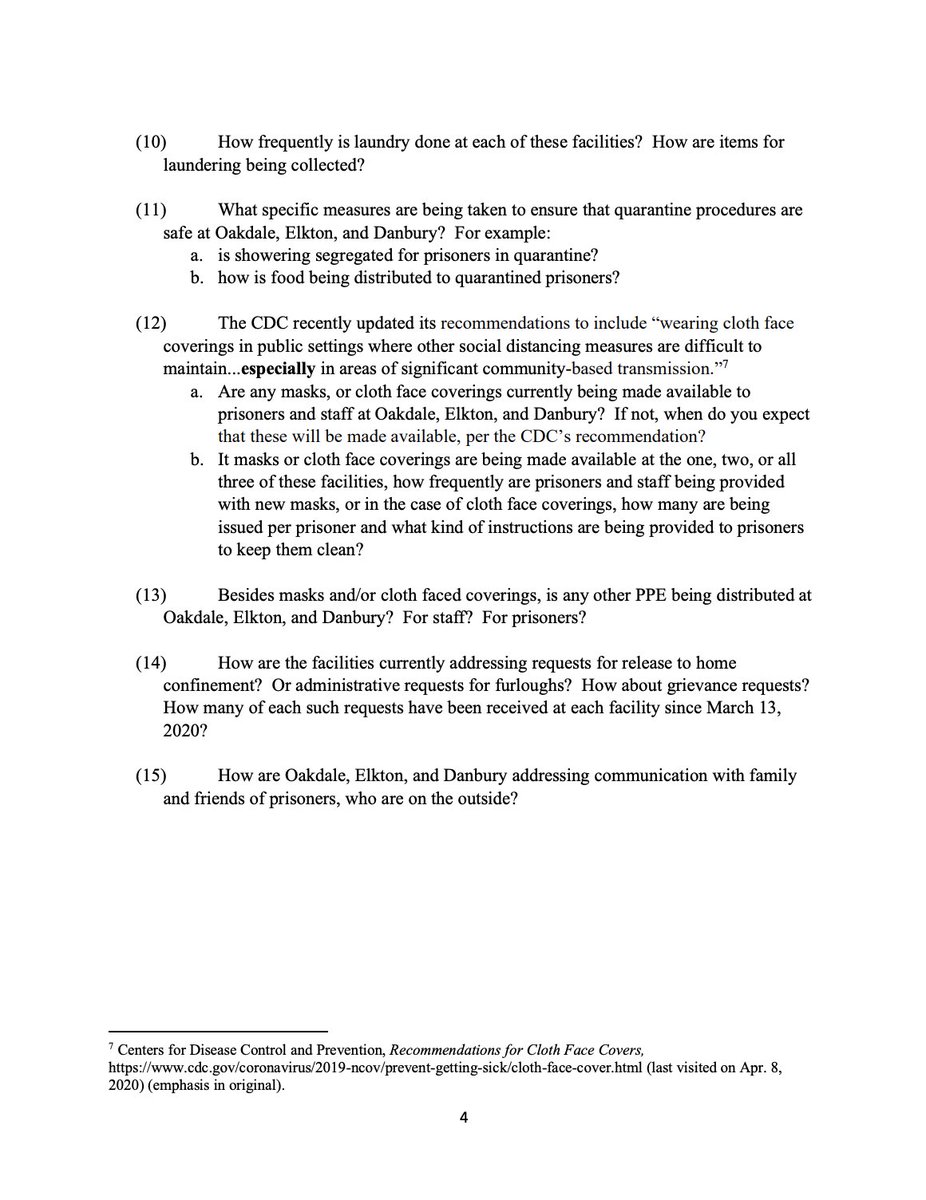 Screenshot of page 4 of the letter from Reps. Nadler and Bass. The full text of the letter is available at the link in the original tweet.