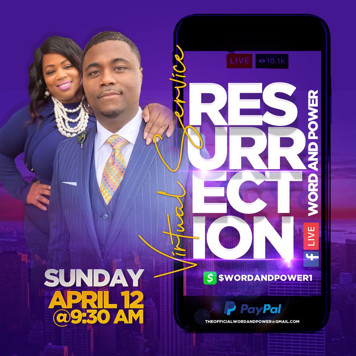 FreedomHTX's tweet photo. Join Us Live for Resurrection Service Sunday @ 9:30 A.M. #thechurchhasleftthebuilding #WAPNation https://t.co/ksYCqadgKK