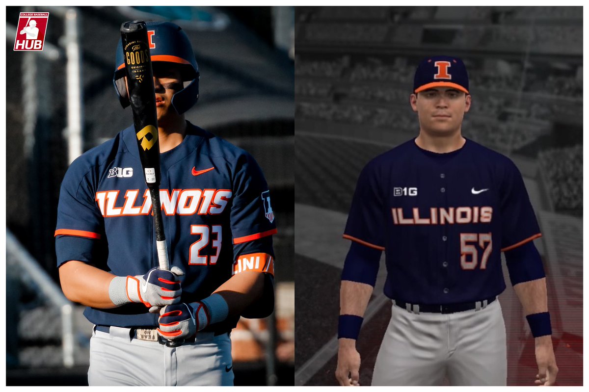 illinois baseball jersey