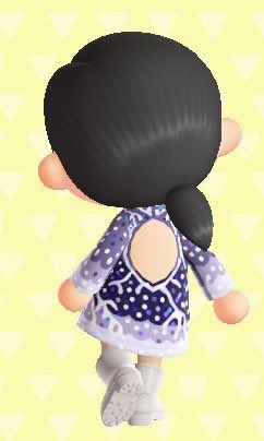 opallesbiian's tweet photo. First #AnimalCrossingNewHorizons pattern I’m sharing, and one of my fav figure skating costumes! Rika Kihira’s Beautiful Storm 💜
#ACNH #ACNHDesigns #RikaKihira https://t.co/WKmGEGxY24