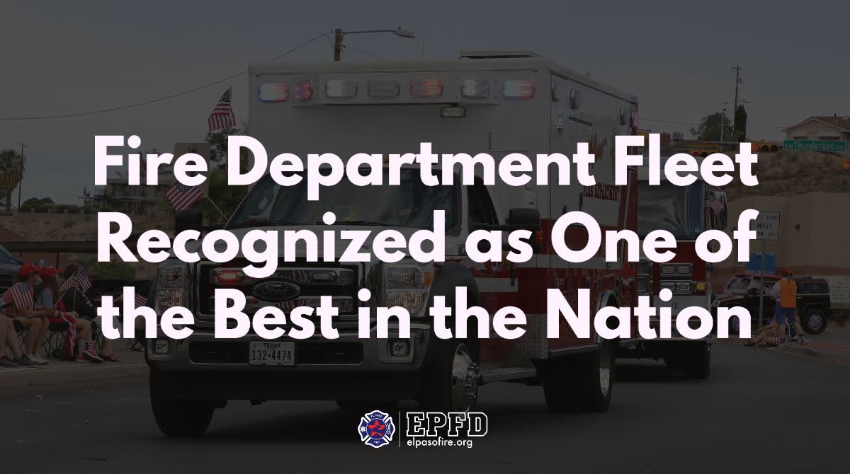 ElPasoFireTX's tweet image. For the third time in a row, the #EPFD has been recognized among the best in the nation!

“Our Logistics staff is a team of professionals. They have set remarkable standards that they continue to set even higher every year.” - Fire Chief Mario D’Agostino

#IAmElPaso