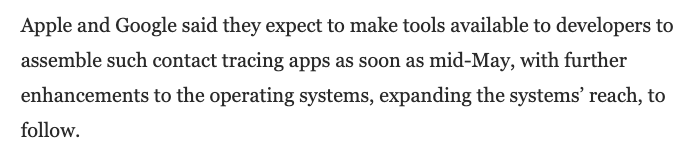 but here's the other key part: which part of the phone ecosystem is this going to live in? how easily will it be reverse engineered? and will this capability live on beyond COVID-19 and into the next Black Hat?