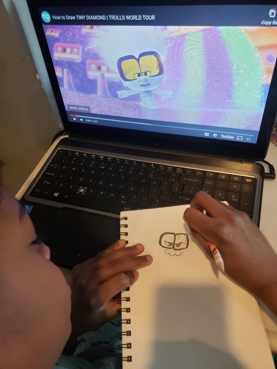 thirtymommy's tweet image. Drawing @Trolls #TinyDiamond &amp;amp; you can too! youtube.com/embed/8c4mLsWC…  #TrollsWorldTour