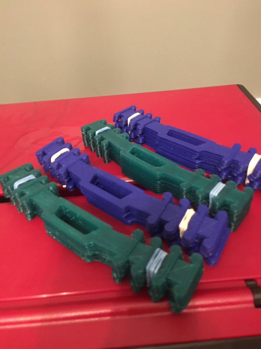 ahsTechCoach's tweet photo. So proud of @AHSAuburnTigers engineering students who printed over 300 surgical mask straps from their home 3D printers. https://t.co/ERxgMeibpH