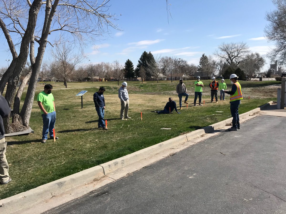 FransenPittman's tweet photo. Yesterday, our jobsites participated in the #COVID19SafetyStandDown to emphasize our continuous dedication to safety and the health of our workers. @AGC_Colorado https://t.co/PappyjVnSB