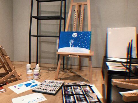 Taehyung - painting canvas no. 173736