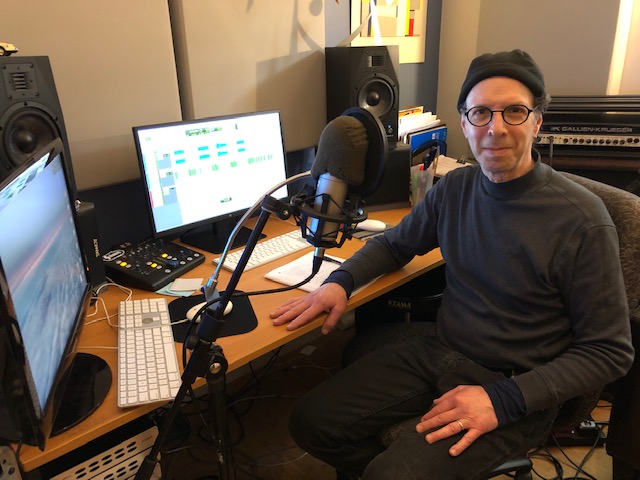 All Blues host  @johnnykradio has quite the setup for cranking the blues. (Listen to the blues with him Saturday and Sunday nights from 6 to midnight!)