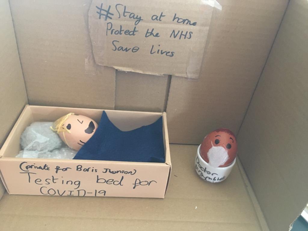 LydiaLyds's tweet photo. #StayHomeSaveLifes interpretation by a 9 year old #coronavirus @BorisJohnson https://t.co/C5p5CZaIUl