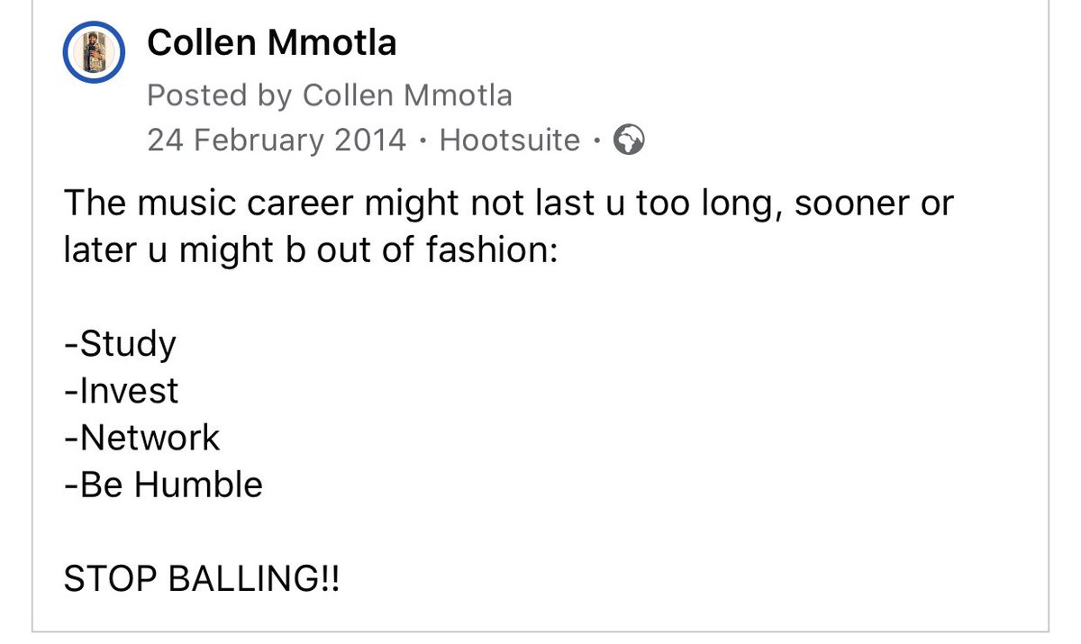 Chymamusique's tweet photo. Preached to my Facebook friends 6 years ago . ❤️ https://t.co/YmBXPuxRTl