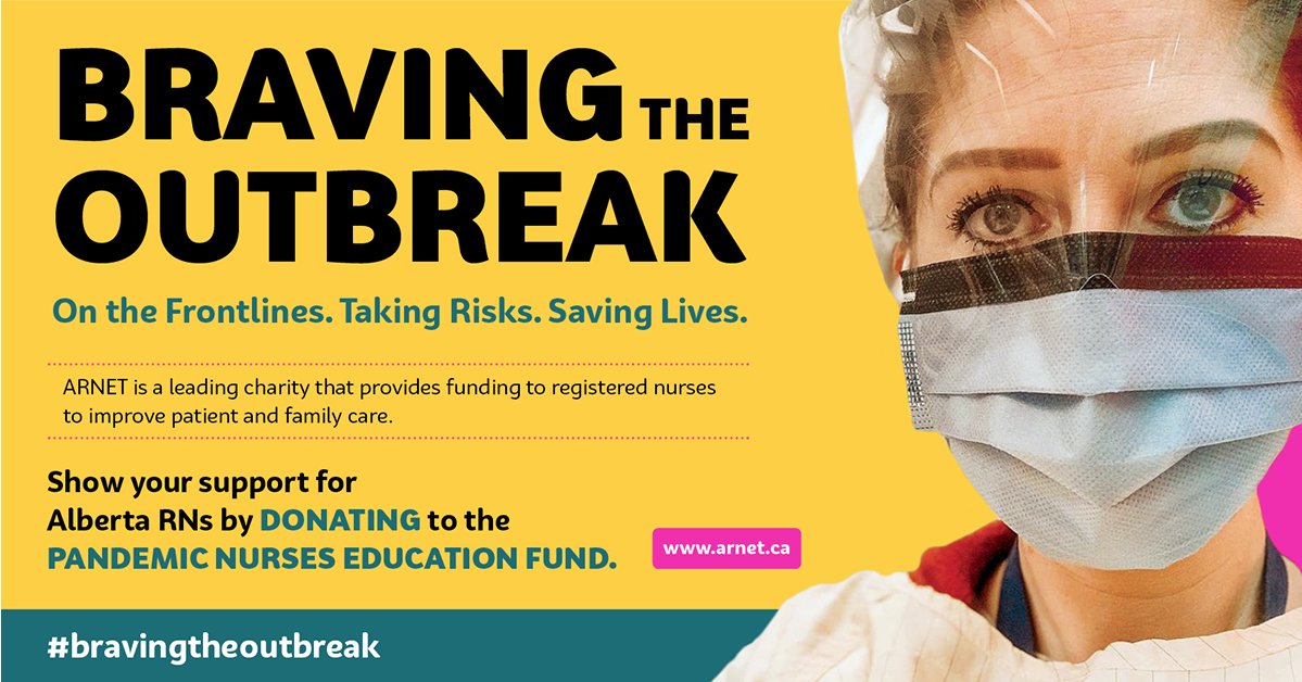 AlbertaRNTrust's tweet photo. On the Front Lines, Taking Risks. Saving Lives!
#AlbertaRNs are stepping up and #bravingtheoutbreak for Albertans.
We know these are tough times but if you are able – any contribution counts! Donate at https://t.co/QUY2lckjj2
They are making a difference - YOU CAN TOO! https://t.co/YpFXF45N82