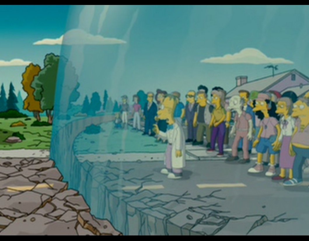 sofi_martin21's tweet photo. Los Simpson predijeron la situación de Alta Gracia.
Nadie puede entrar ni salir de la ciudad gracias a un solo pelotudo que no sabia que estaba infectado y se dio el lujo de andar por todos lados https://t.co/fZxLO5i6LX