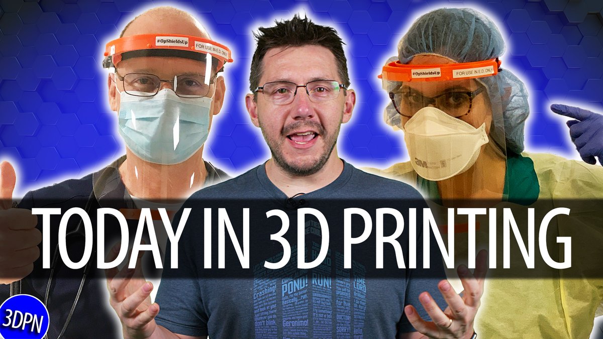 HOLY CRAP ITS LIVE.

New series: Today In 3D Printing! Have a look at what's going on in #3dprinting right now!

In this episode we cover face shields, Dr. James Goodrich, and the <a href="/makersmuse/">Maker's Muse</a> puzzle egg.

youtu.be/vgm7XF3udNc