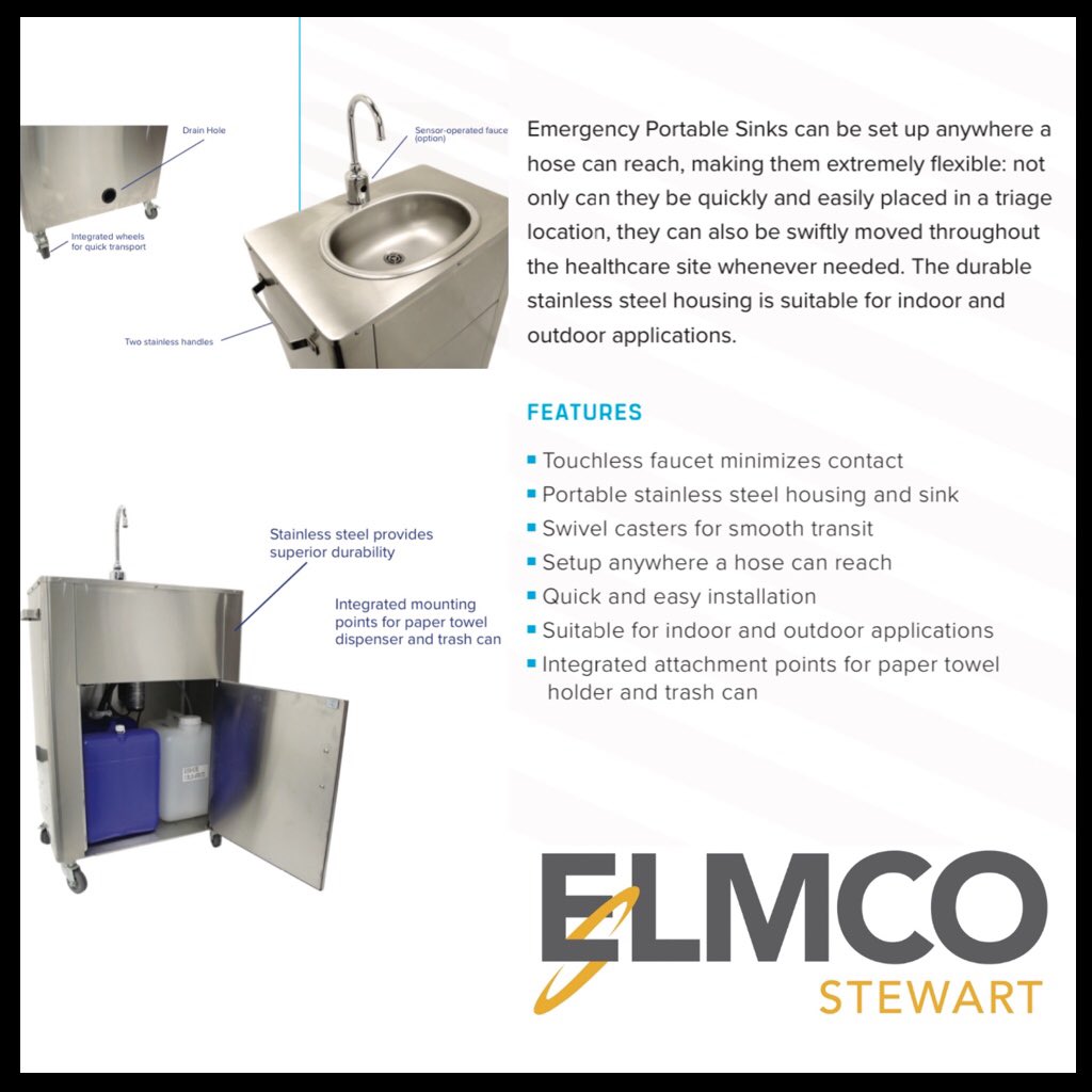 elmcostewart's tweet photo. Water where you need it! Infection hides everywhere, and now it's more important than ever to #washyourhands! More info/visit us online at https://t.co/Ho047rSL48 for your local sales contact. #sofreshsoclean #handhygiene #doyourpart #health #community #safety #WeAreElmcoStewart https://t.co/I4lCYfu49n