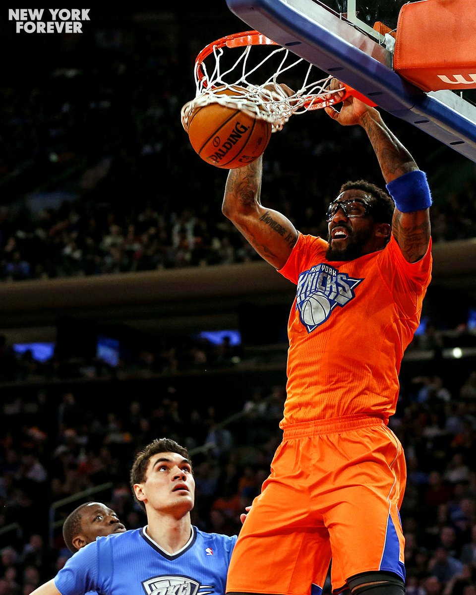 nyknicks's tweet photo. Although no Knicks vs. Thunder tonight, here’s a look at some of our best moments. 

Those ’13 Christmas Day unis 👀 #KnicksFlashback https://t.co/uOBIawnUFQ