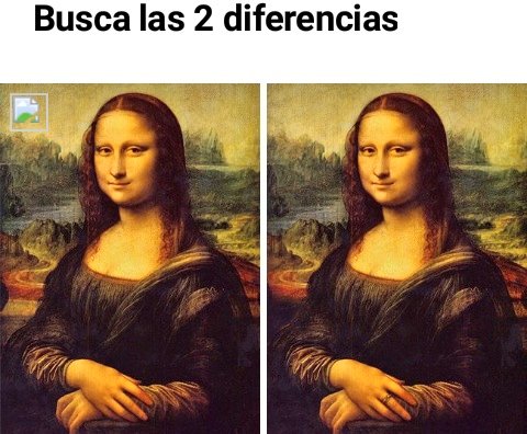 carolencasa's tweet photo. Gimnasia Cerebral
🤯🤯🤯
Oxigena tu cerebro y evita el deterioro cognitivo.
Encuentra dos diferencias en 30 segundos.
👉No escribas la respuesta, solo coloca logrado.
👉RT.
#carolencasa
#ProductosTUPPERWARE https://t.co/VbEhsTGPM8