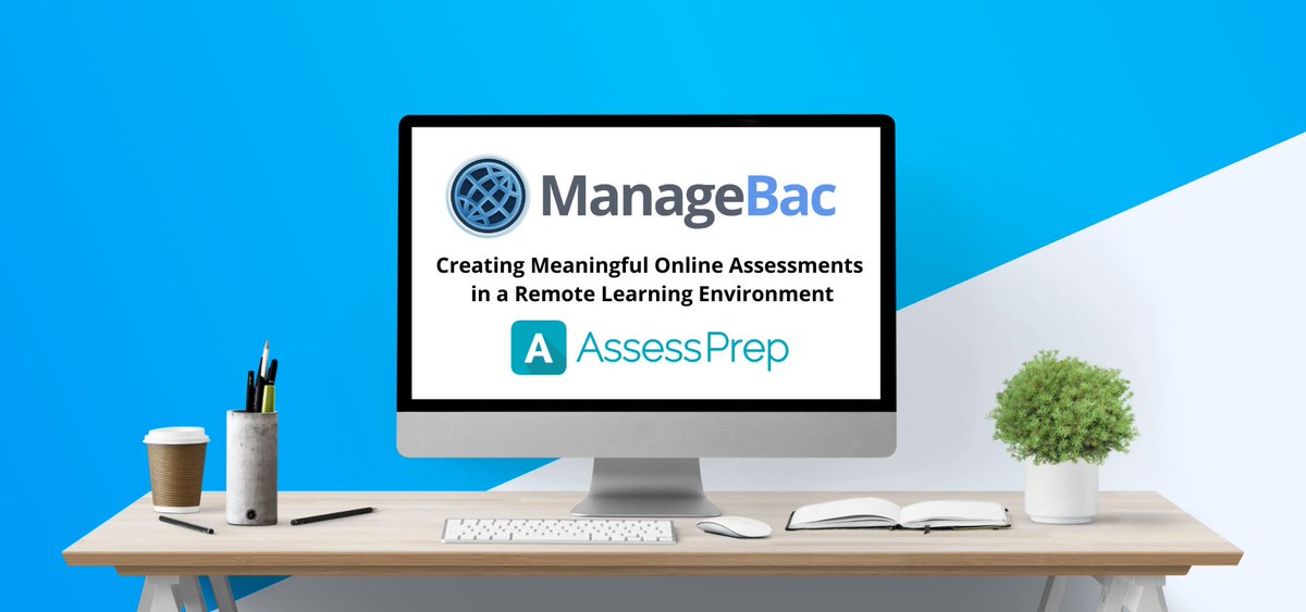 managebac's tweet photo. Join us and our partners @assessprep for our April 22nd webinar to find out how you can continue the learning and assessment process for your students remotely. 

#remoteassessment 

Register here: https://t.co/2cvfKRjzqD https://t.co/JM2xUNdHt2