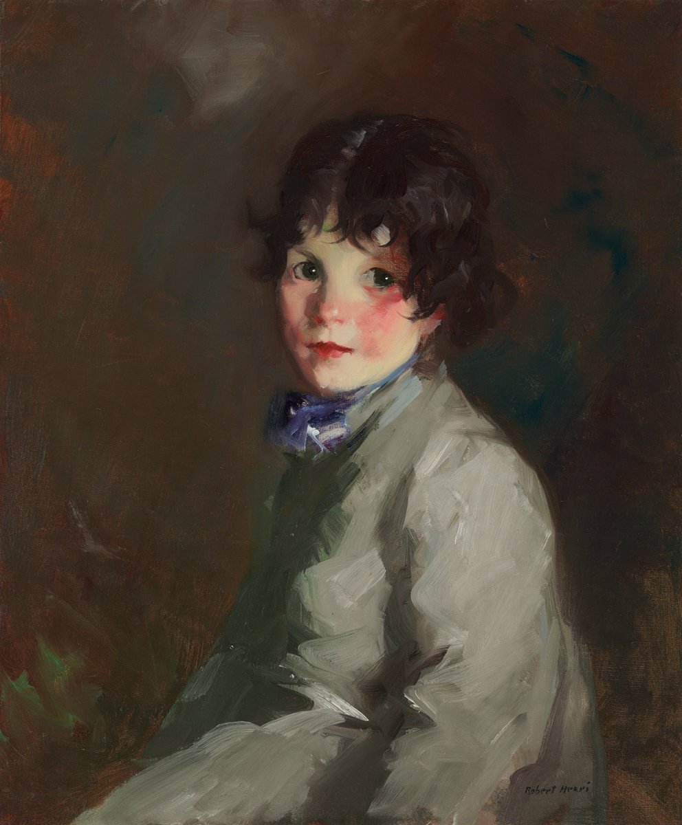 As a portrait painter, Henri remained true to his belief in “art for life’s sake,” depicting sitters from varying backgrounds. [“Catharine,” 1913]