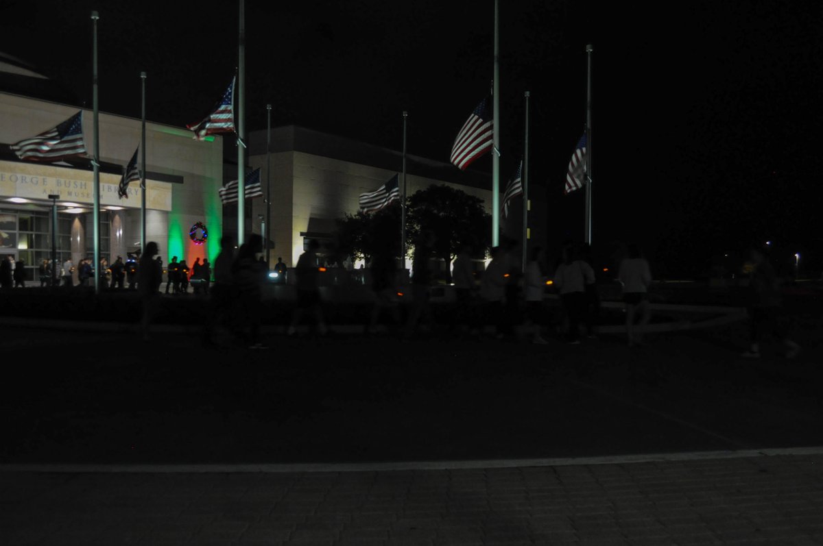 That night, George H. W. Bush passed away and I made my way to the Bush Gardens. I was also able to grab some photos of the impromptu vigil that happened.