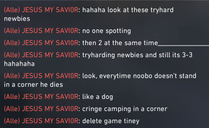 So sad to see guys like him playing the beta while so many nice players still didnt got a key yet for <a href="/PlayVALORANT/">VALORANT</a> 

Actually i rly would love to see players like him just lose his key and give it to someone else.
Btw thats just a small part of his talk.