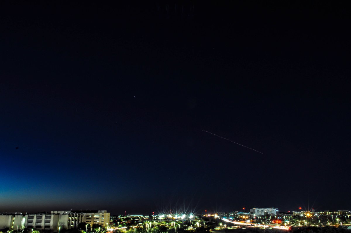 I started going to the WCG to do light painting. I went for the first time for an ISS pass over campus.