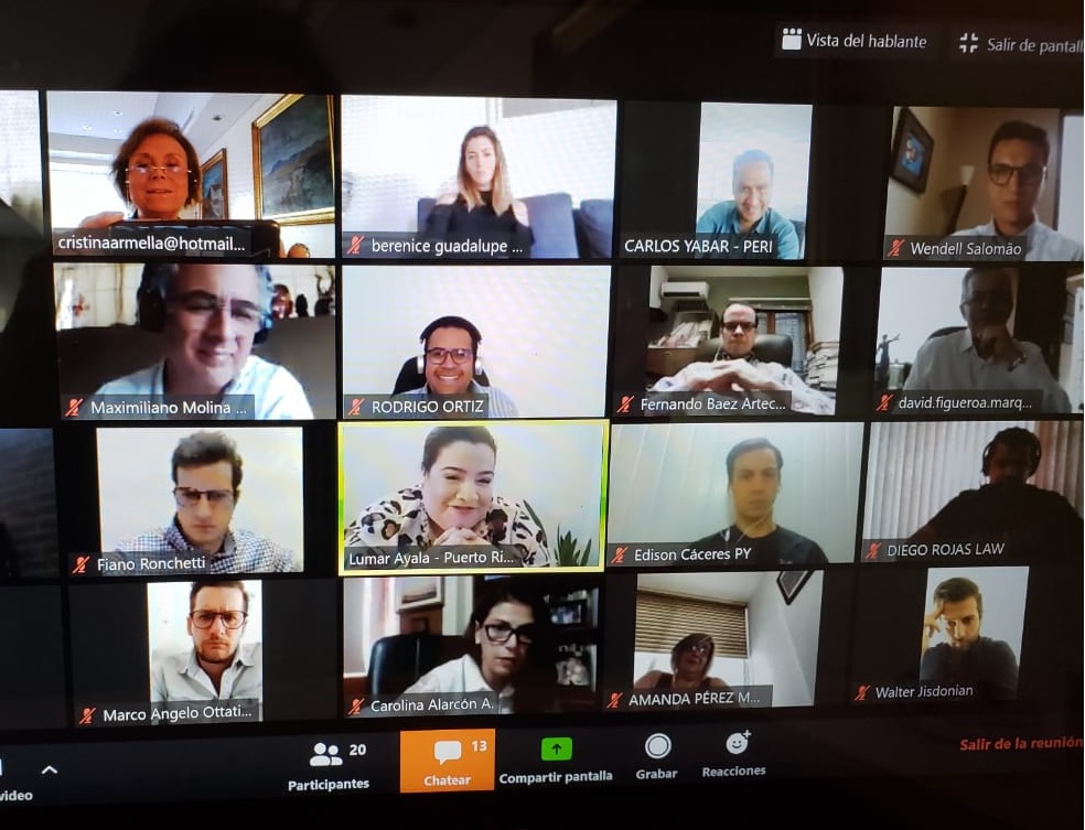 Ayer me reuní de manera virtual, junto al Presidente de la CAAM Not. David Figueroa Marquez y el Secretario de la UINL Not. Maximiliano Molina, con los miembros de la Comisión de Noveles de América.