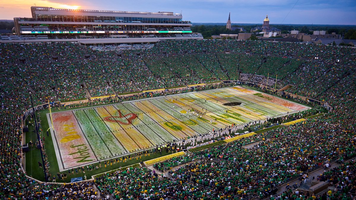 Notre Dame Stadium came to life with these winning designs. Which Kids Club entry was your favorite? #GoIrish