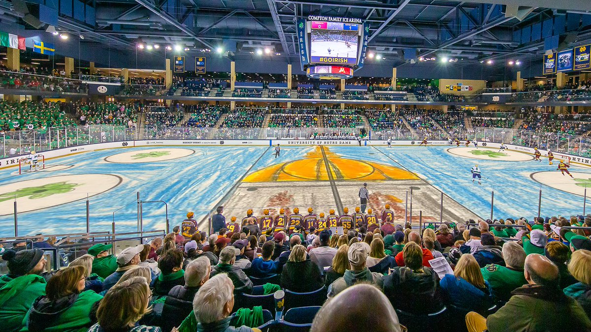   @NDCFIA got a little extra color on the ice thanks to these winning entries.Which Kids Club winner was your favorite? #GoIrish