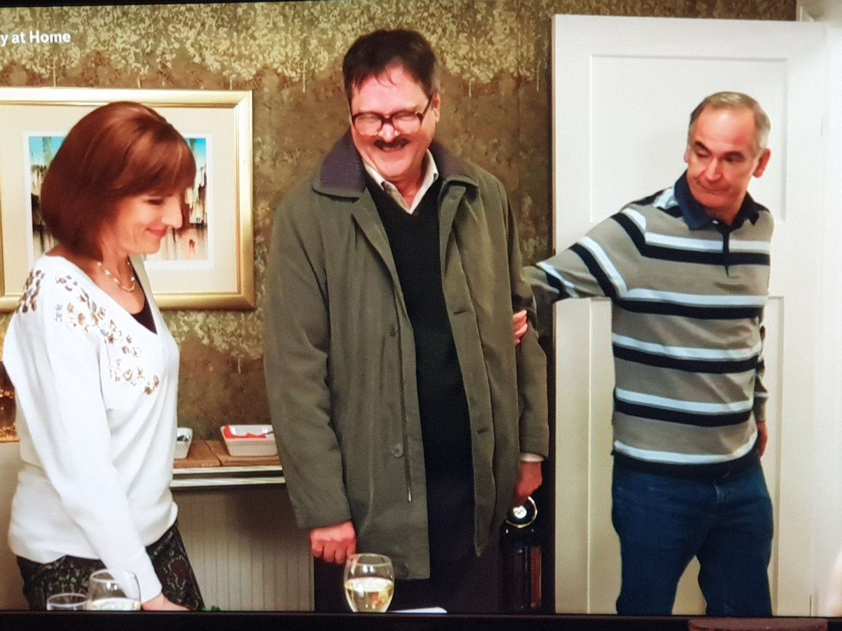 Kevenlaw's tweet photo. @Daisy47775609 Lol I'm game 🤣🤣🤣 #FridayNightDinner #jimby #channel4 #comedy https://t.co/VV63UAsRtx