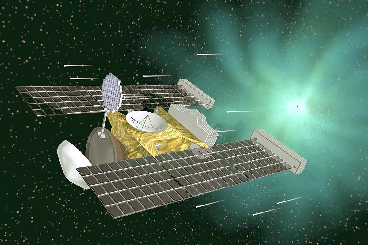 A really exciting and fun mission I was deeply involved with was STARDUST, which flew through the tail of comet Wild-2 in 2004 and returned some of its dust to Earth in 2006.