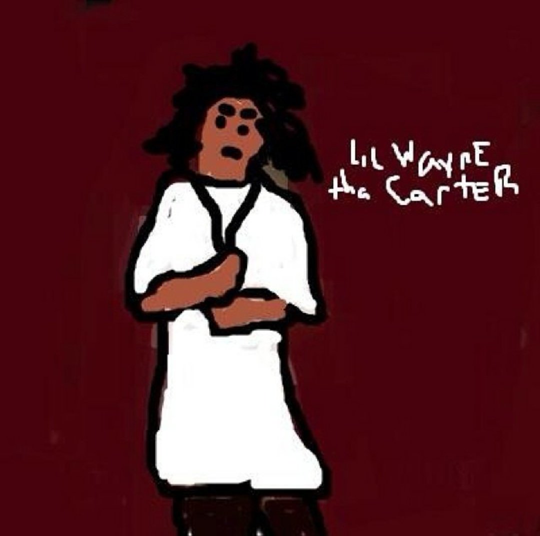 Lil Wayne - Tha Carter  @LilTunechi  #AlbumsInMSPaint