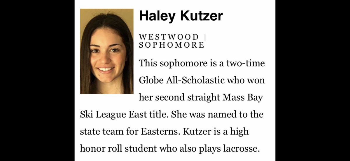 WHSAthletics1's tweet photo. Congratulations to Westwood’s Globe All-Scholastics for the Winter Season. @westwood_ps @WestwoodAT @Wolverinehoops1 @The_WW_Den @WHSgirlshockey @WestwoodHS @TVLSportsMa  #gowolverines https://t.co/l1WsholEzS