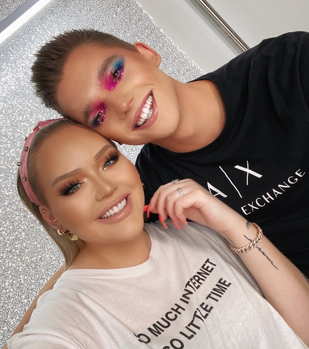 NikkieTutorials's tweet photo. get yourself a man who is confident + care-free enough to let you do all this craziness on him 😅 I couldn’t be prouder to call myself your fiancé and even though that b*tch Rona is messing up our dream schedule, I can’t wait for OUR day when the time is right! 😍👰🏼🤵🏼💖 https://t.co/guO9zgkYXo
