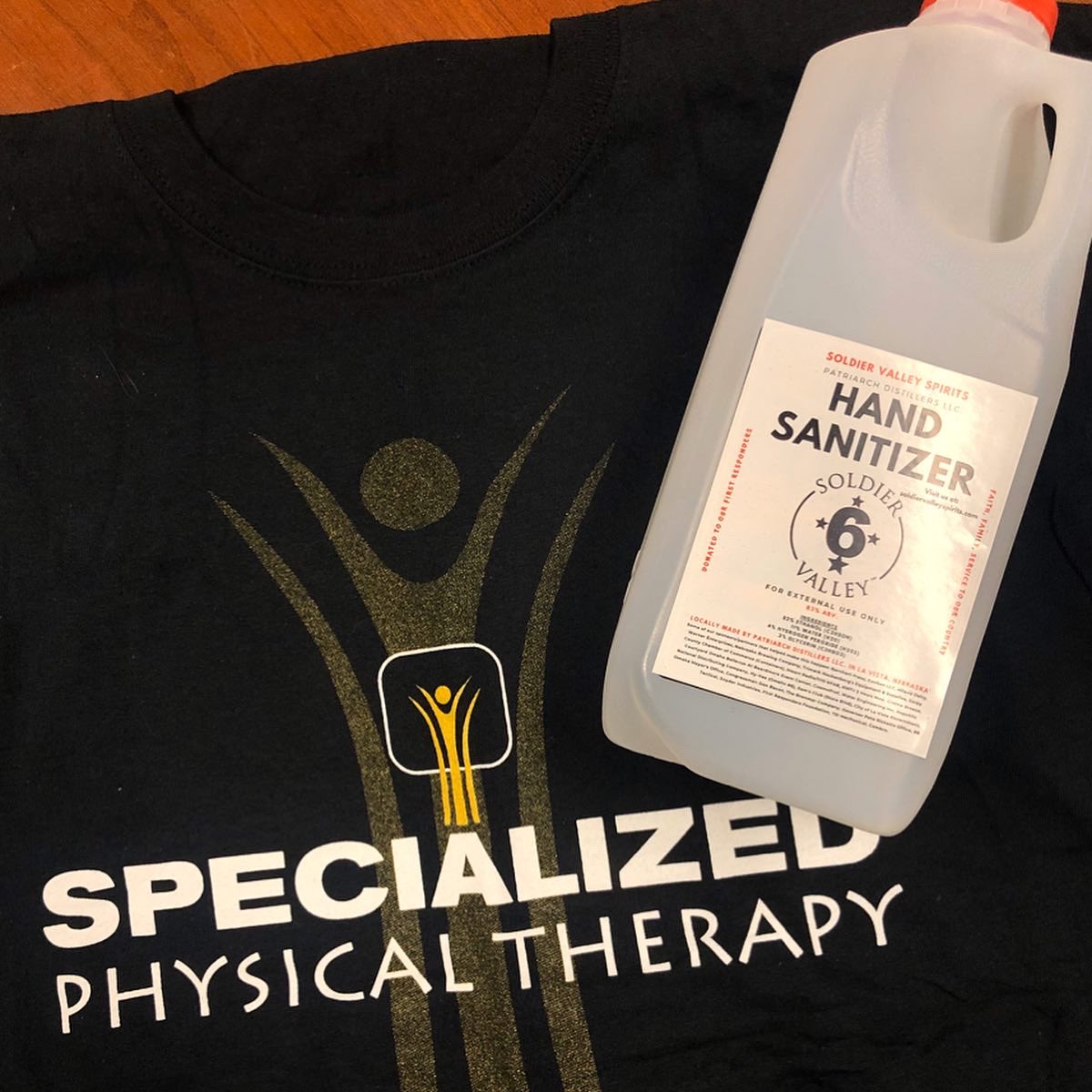 A huge THANK YOU to <a href="/PDistillers/">Soldier Valley Spirits</a> for the hand sanitizer to keep our employees and patients safe during this time. What an absolutely fabulous community that we are surrounded by and we can’t thank you enough for what you’re doing!
Stay healthy, stay safe, we’re in this together!