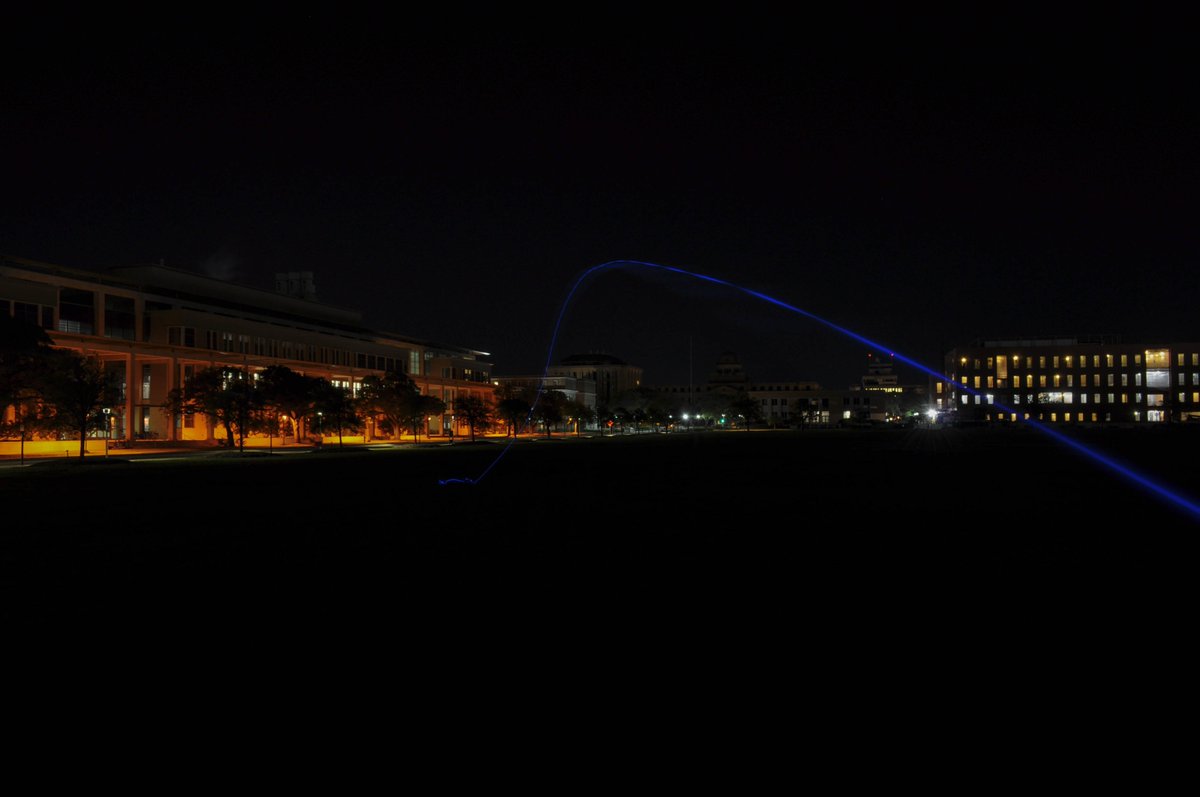 Photoclub did some long exposure stuff on the Drill Field. It was nice.