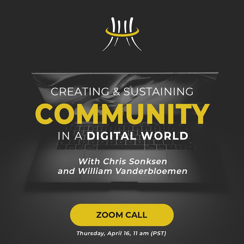 ChurchBOOM webinar Thursday April 16 11am PST with special guest <a href="/wvanderbloemen/">William Vanderbloemen</a> - Founder of The Vanderbloemen Group. Click the link below and register now for this FREE webinar. 
Webinar.churchboom.org