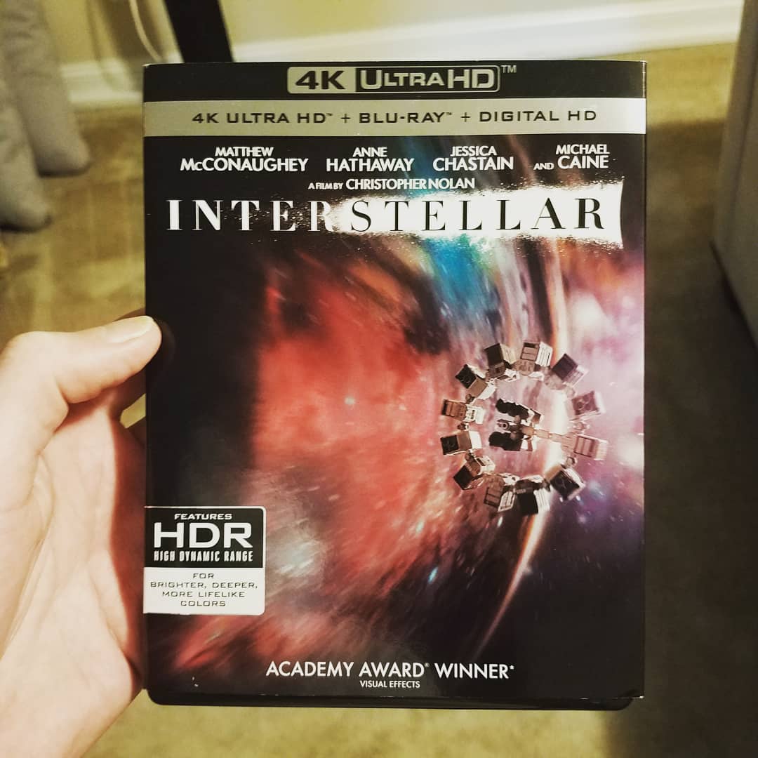 I really enjoyed this movie, and it's pretty emotional at the end. What did you think to Interstellar?

#Interstellar #4KUHD #4KBluray #4KMovies #Bluray #Movies #Films #JonathanNolan #ChristopherNolan #MatthewMcConaughey #AnneHathaway #JessicaChastain #EllenBurstyn #JohnLithgow