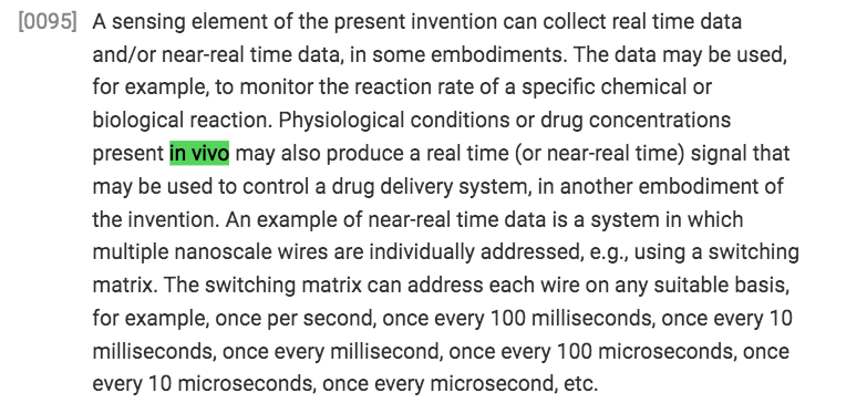  #NanoscaleSensors #CharlesLieber - 2005 A.D. https://patents.google.com/patent/US20060269927A1/en
