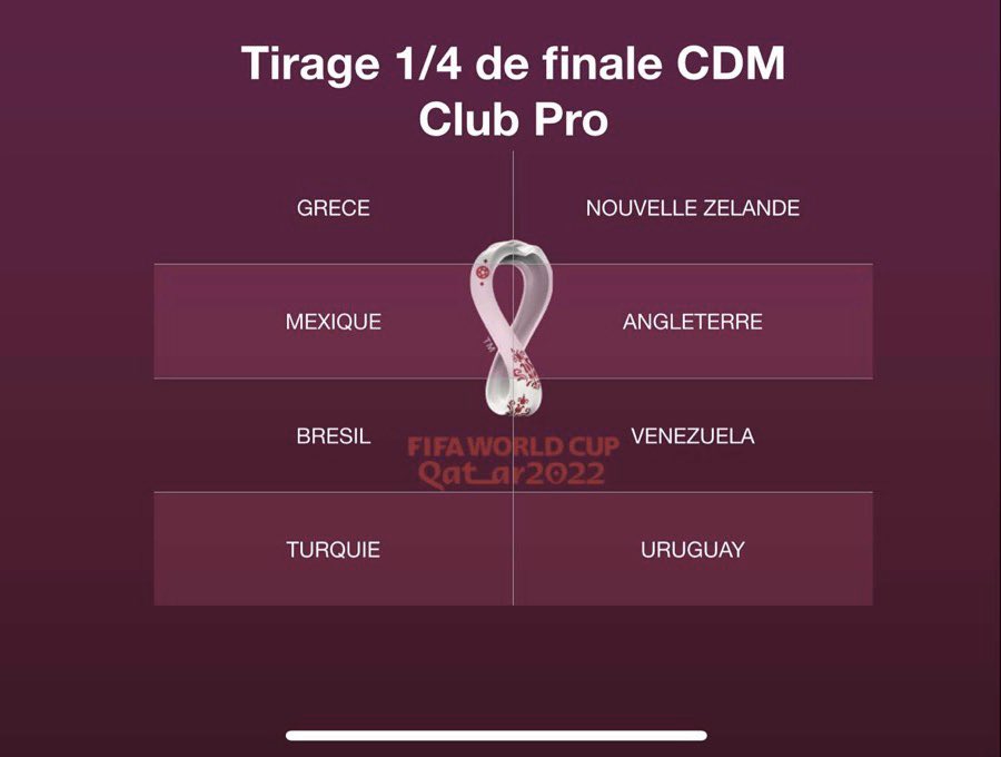 Coupe du monde Club Pro tweet media