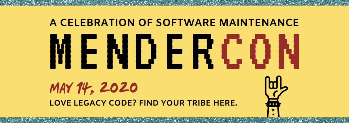 mscottford's tweet photo. For years I’ve always dreamed of hosting a conference about #LegacyCode. Now it’s here. (I just hit the publish button!) On May 14th, @corgibytes and #legacycoderocks are hosting a virtual conference, MenderCon. Hope to see you there! https://t.co/tSv8ygK4Tz

#MenderCon2020 https://t.co/rRzbRrWL7s