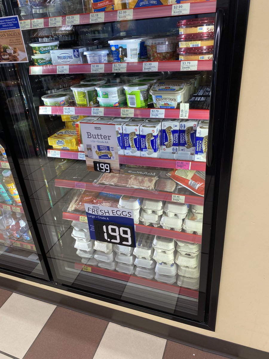 Wi_Milkman's tweet photo. For Wisconsin folks looking for milk, butter and eggs - Kwik Trip has them all. https://t.co/UoOUyGou1J