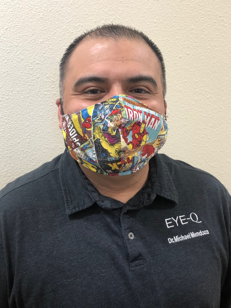 Although we're wearing masks to protect ourselves and our patients, you can still see the smiles in our eyes when you come to EYE-Q. #SmilesBehindTheMasks